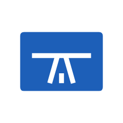 Traffic sign Motorway