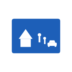 Traffic sign Residential zone