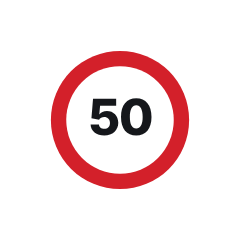 Traffic sign Speed limit