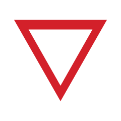 Traffic sign Give way