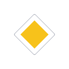 Traffic sign Priority road