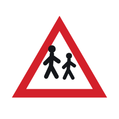 Traffic sign Children crossing