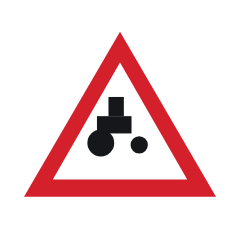 Traffic sign Agricultural traffic