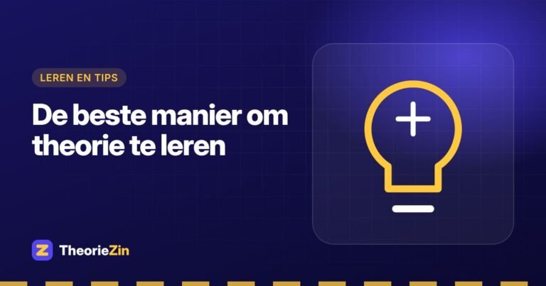 Illustratie bij "De beste manier om theorie te leren": een lampje als idee