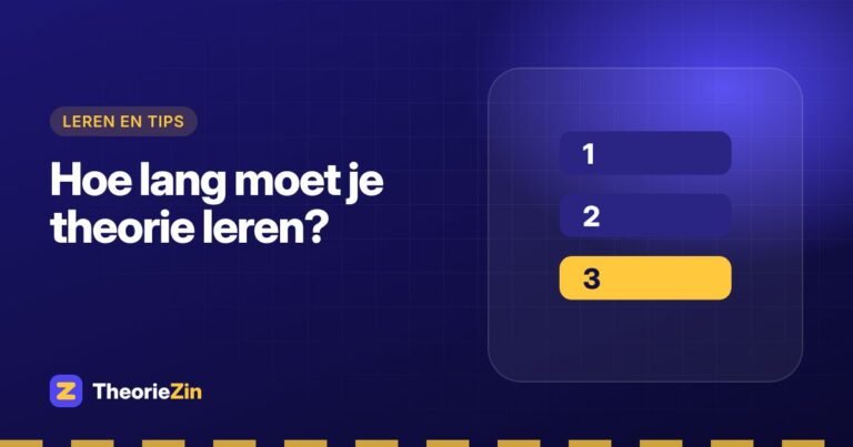 Illustratie bij "Hoe lang moet je theorie leren?": een stappenplan met drie stappen