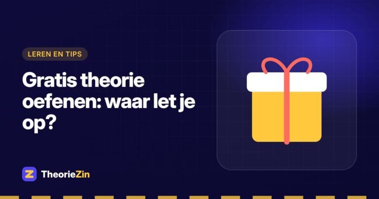 Illustratie bij "Gratis theorie oefenen: waar let je op?": een cadeautje