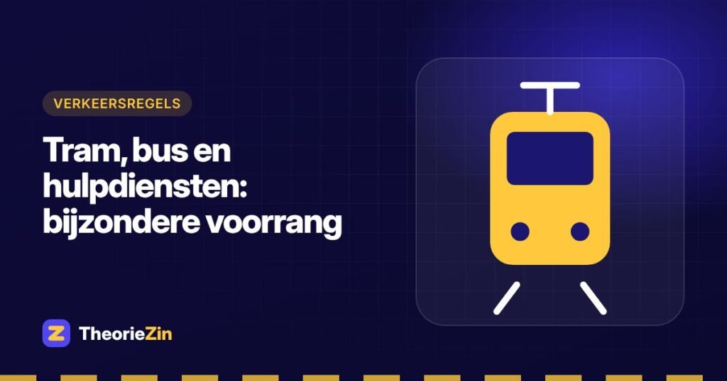 Illustratie bij "Tram, bus en hulpdiensten: bijzondere voorrang": een tram