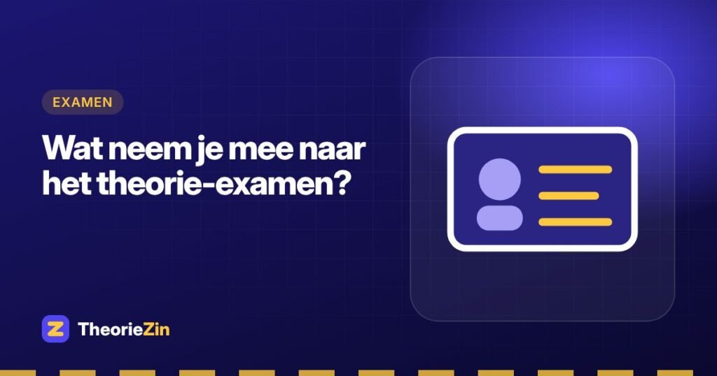 Illustratie bij "Wat neem je mee naar het theorie-examen?": een identiteitskaart